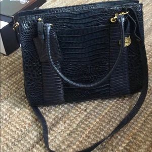 Navy Brahmin Bag!